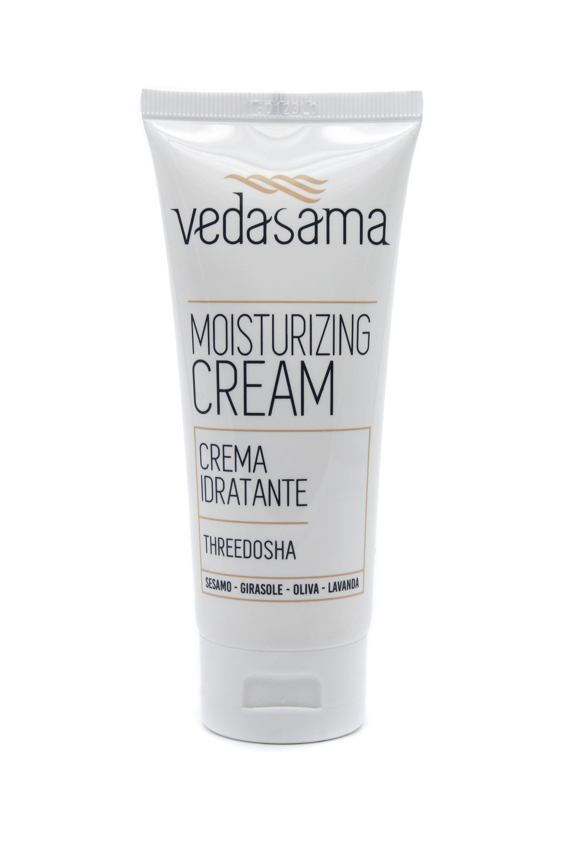 Confezione frontale della Crema Neutra Idratante Threedosha Vedasama